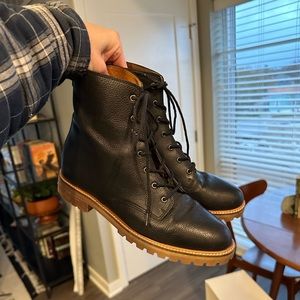 Madewell The Clair Lace-up Boots